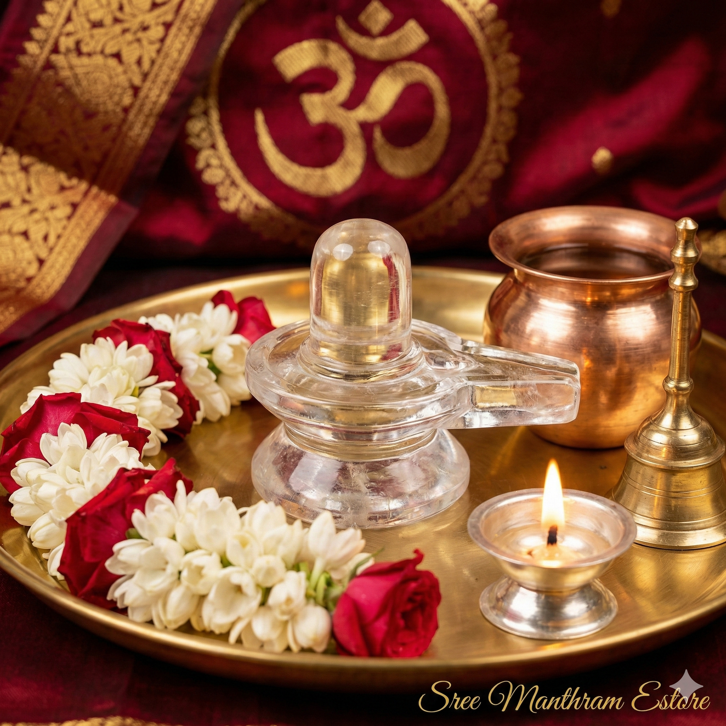 Sphatik sivalingam